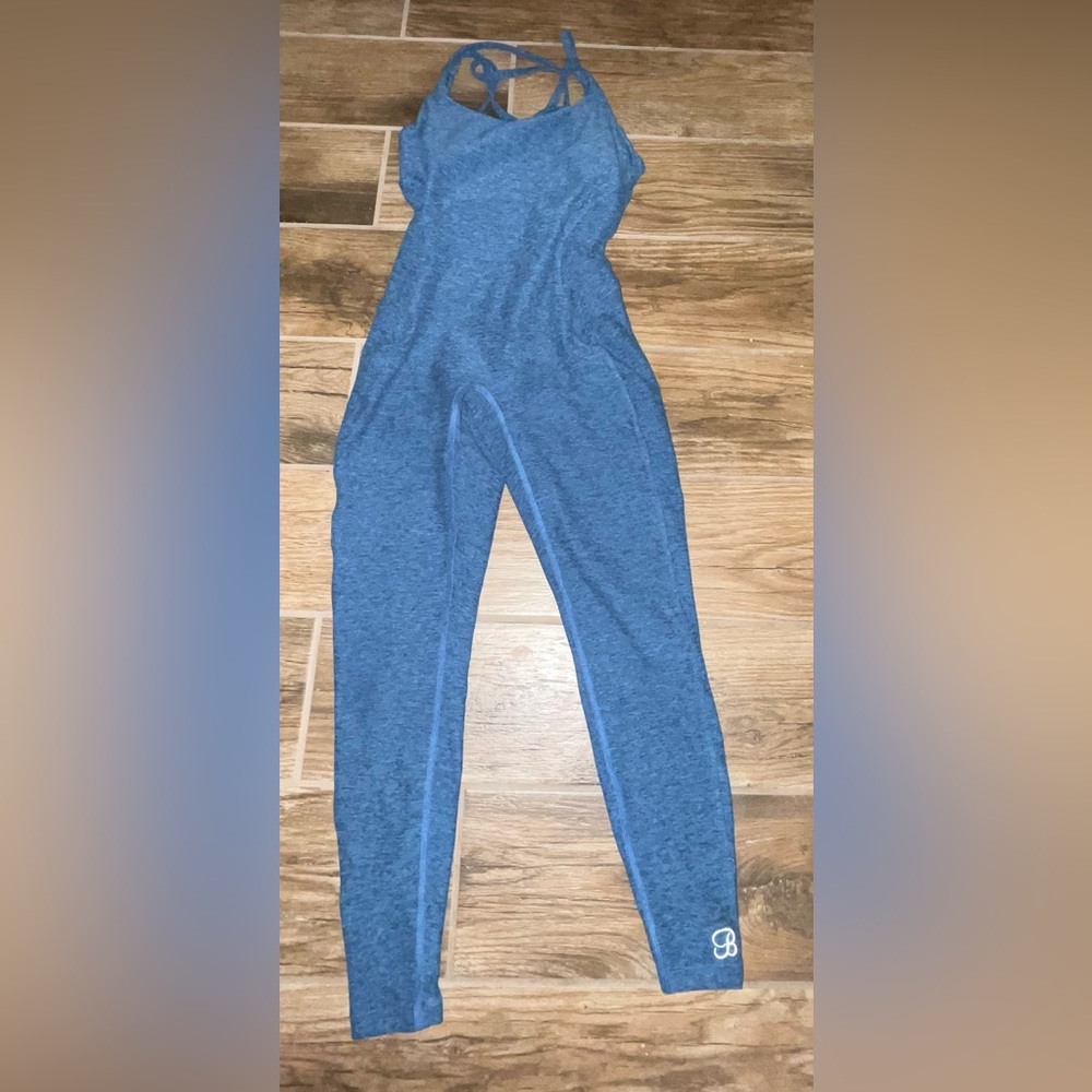 Bombshell Sportswear women’s blue bodysuit